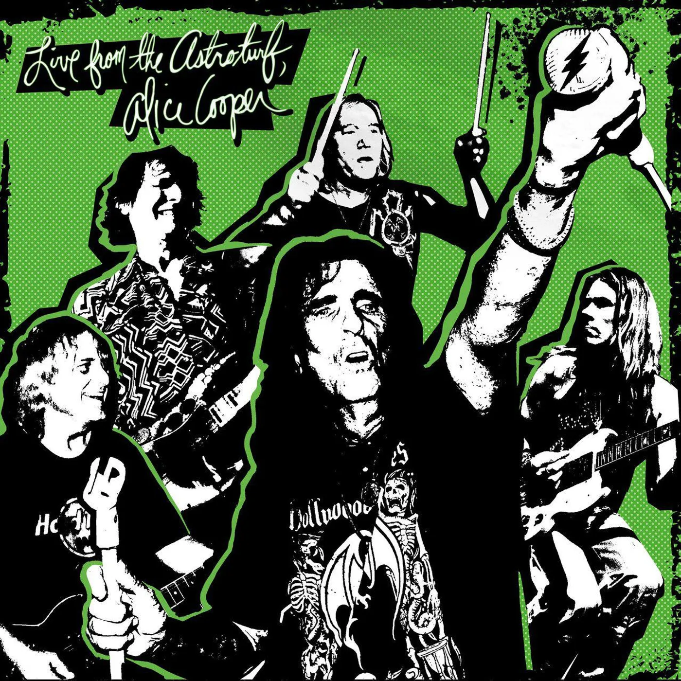 Alice Cooper Live From The Astroturf (Glow-in-the-dark Vinyl/DVD) Vinyl Record