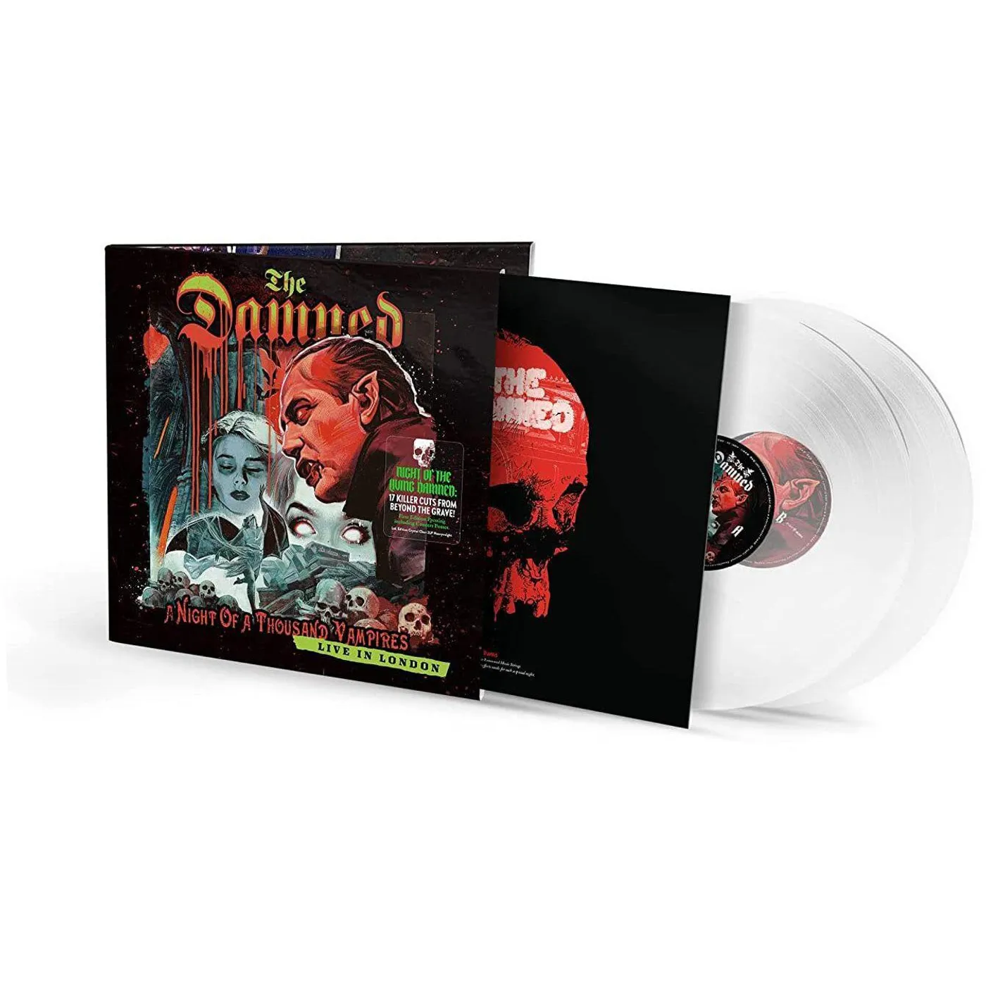 The Damned NIGHT OF A THOUSAND VAMPIRES (LIMITED CRYSTAL CLEAR/180G/2LP) Vinyl Record