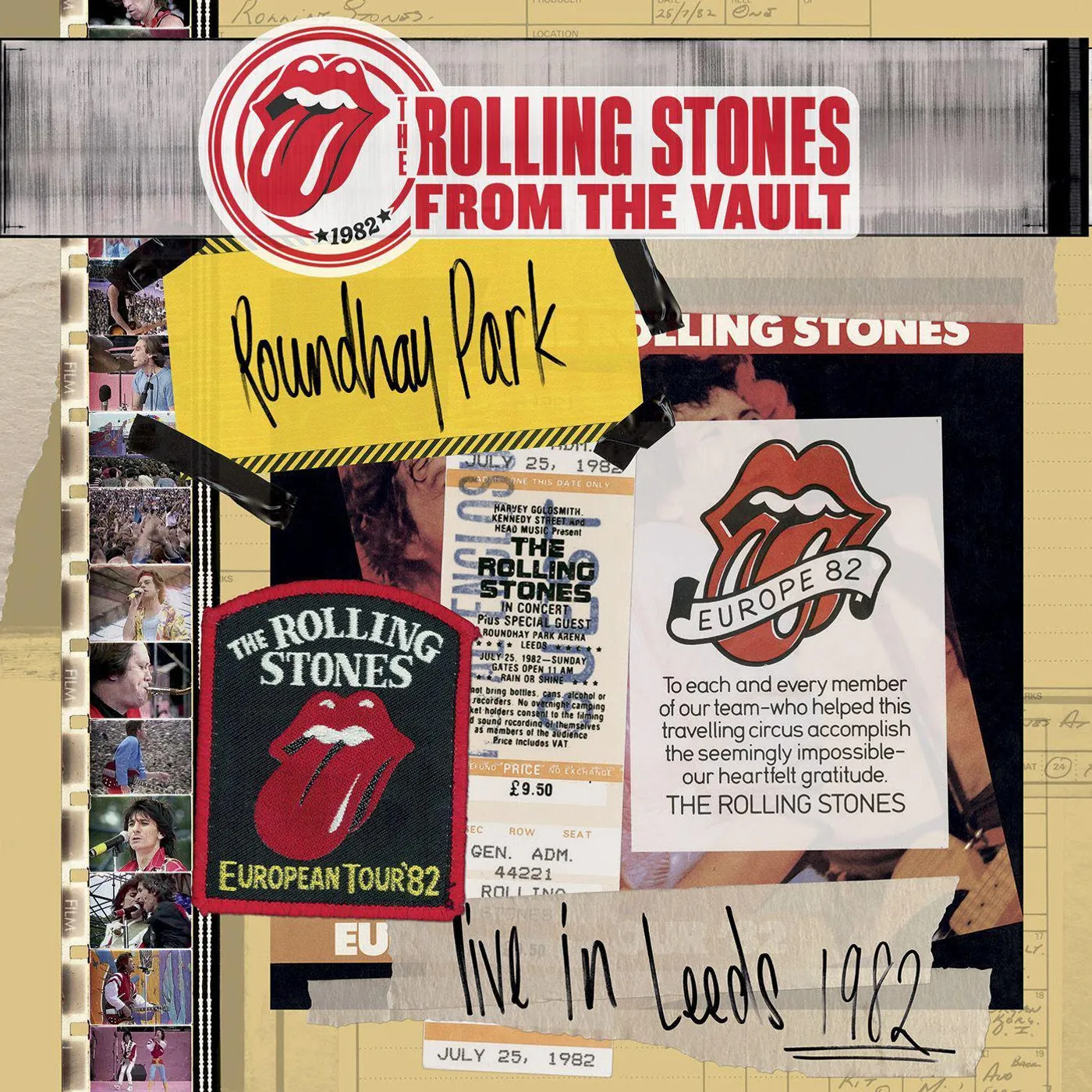 The Rolling Stones From The Vault: Live In Leeds 1982 (3LP/DVD) Vinyl Record