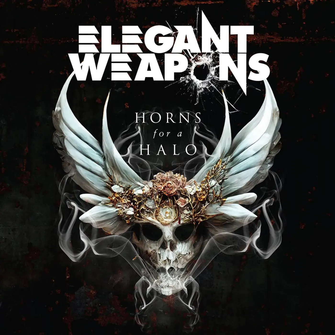 Elegant Weapons Horns For A Halo (Black Marble) Vinyl Record