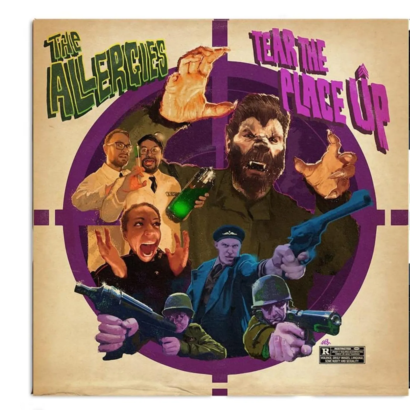 The Allergies Tear The Place Up Vinyl Record