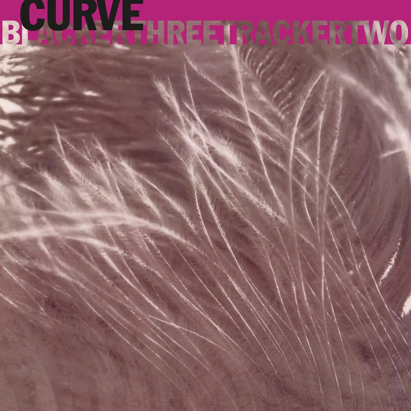 Curve BLACKERTHREETRACKERTWO (SILVER & RED MARBLED VINYL/180G) Vinyl Record