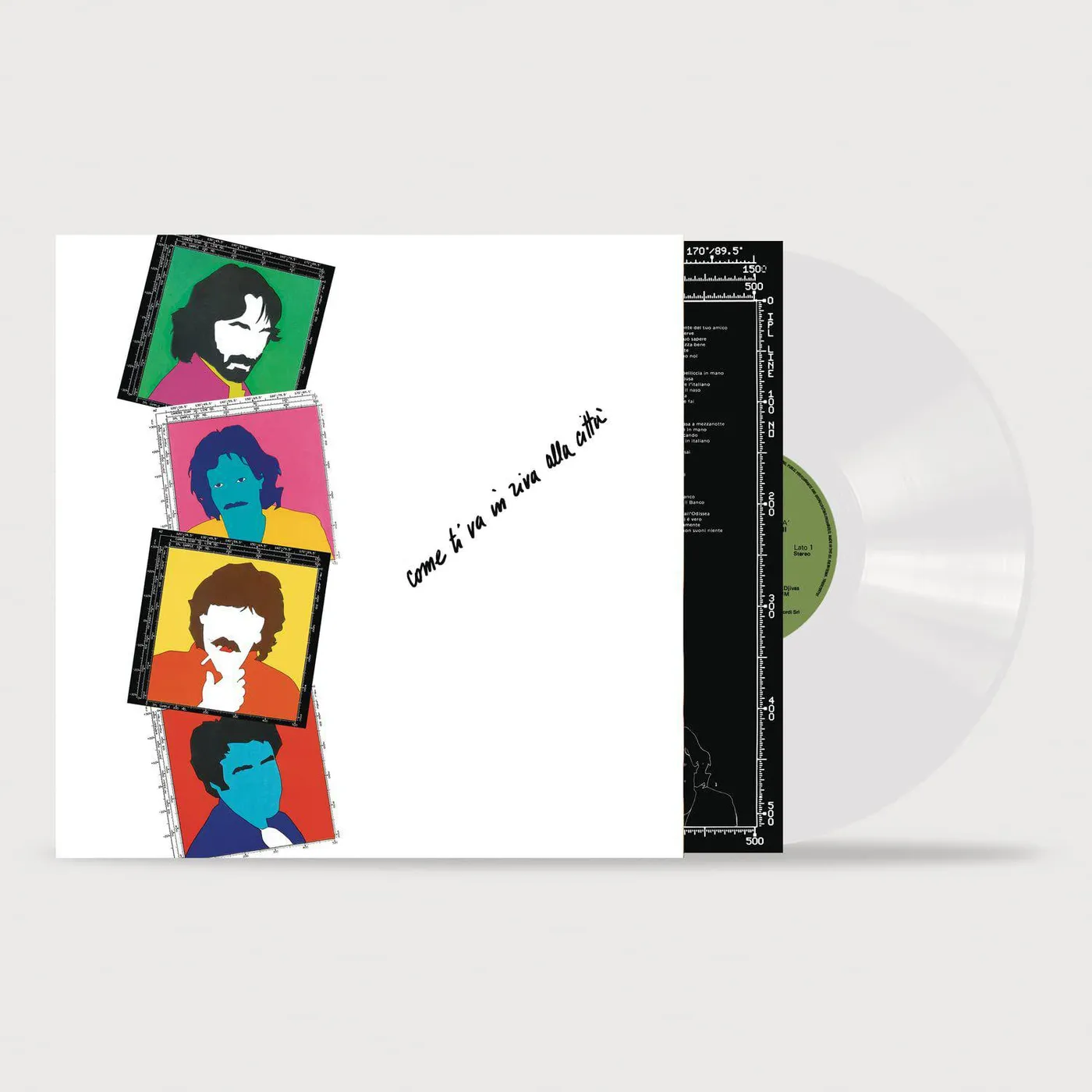 Premiata Forneria Marconi Come Ti Va In Riva Alla Citta (Transparent) Vinyl Record