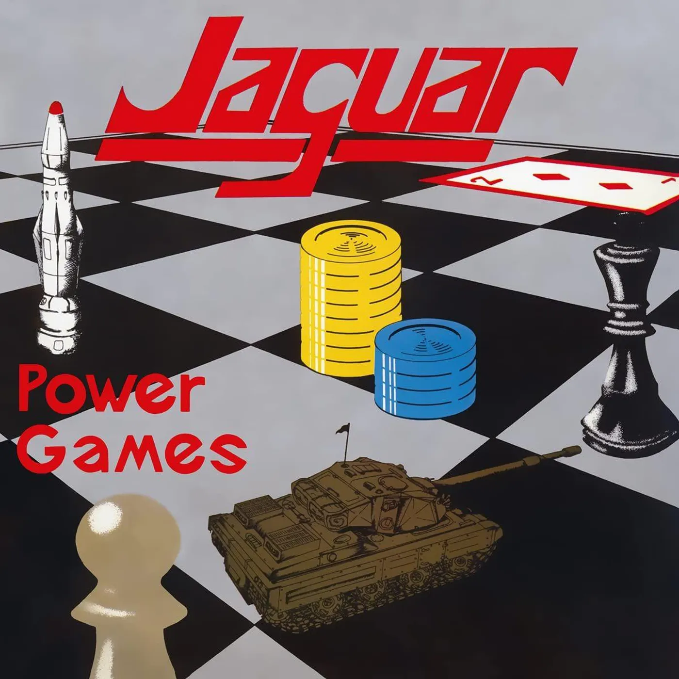Jaguar Power Games (Limited/180g/Numbered/Import/Red & Silver Mixed) Vinyl Record