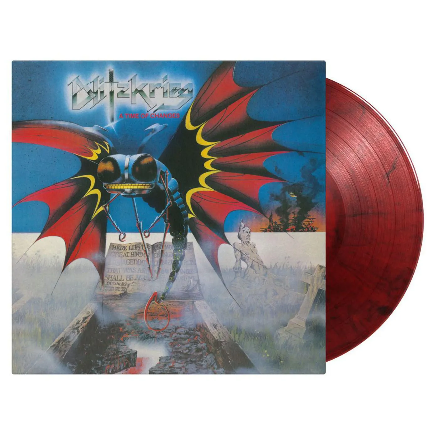 Blitzkrieg Time Of Changes (Limited/translucent Red & Black Mixed Vinyl Record/180g)