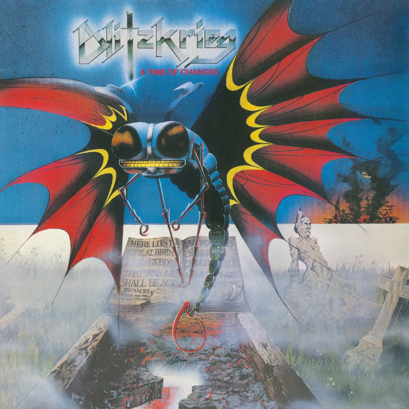 Blitzkrieg Time Of Changes (Limited/translucent Red & Black Mixed Vinyl Record/180g)