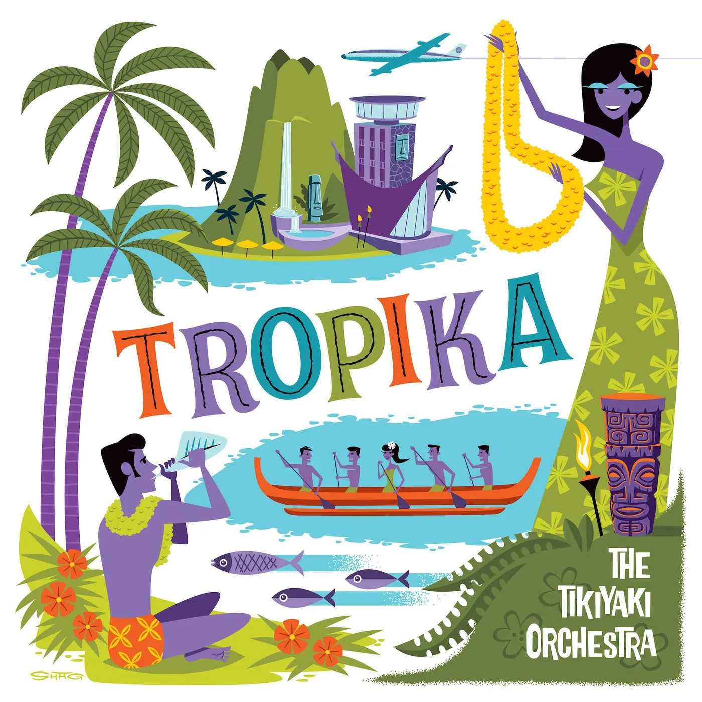The Tikiyaki Orchestra Tropika Vinyl Record