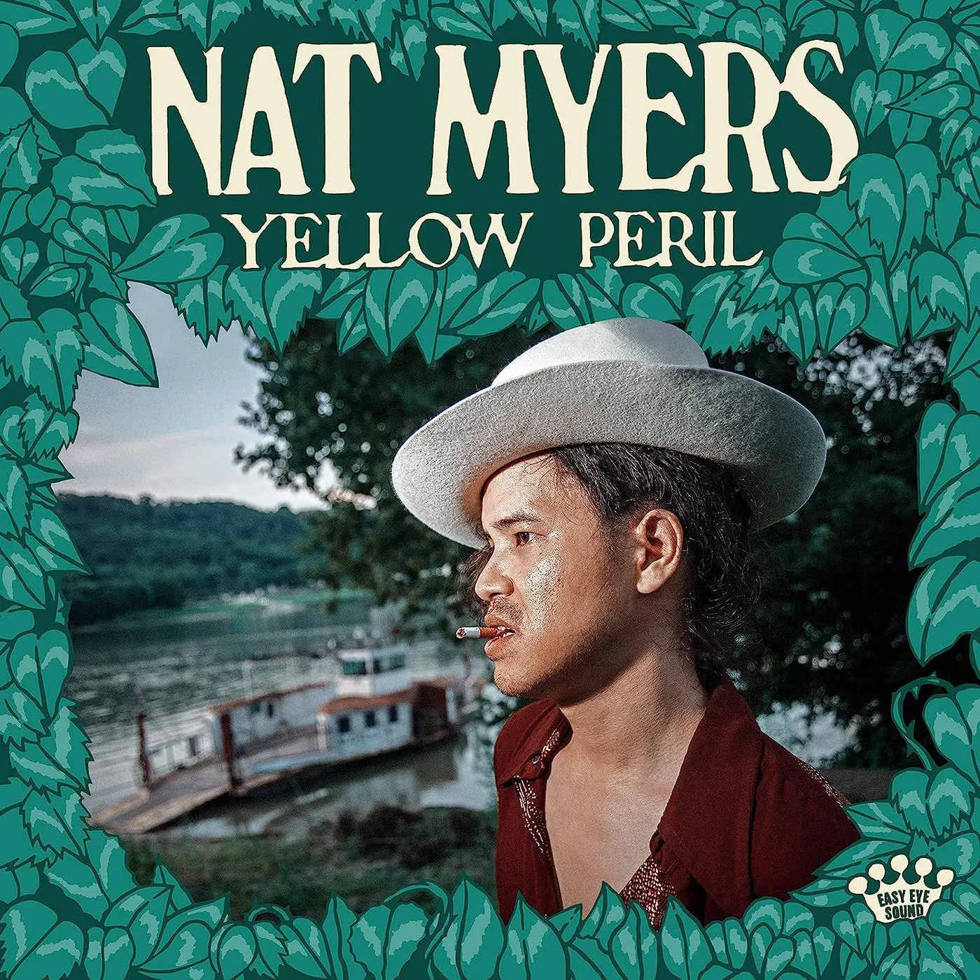Nat Myers Yellow Peril (Green & Black Marble LP) Vinyl Record