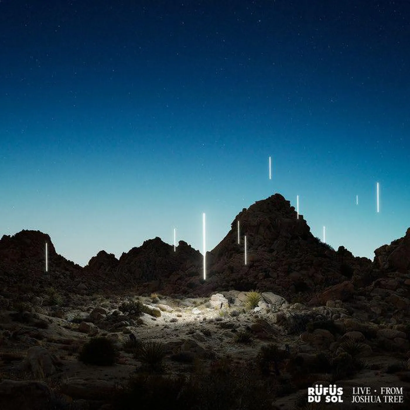 RÜFÜS DU SOL Live From Joshua Tree (Transparent Light Blue) Vinyl Record