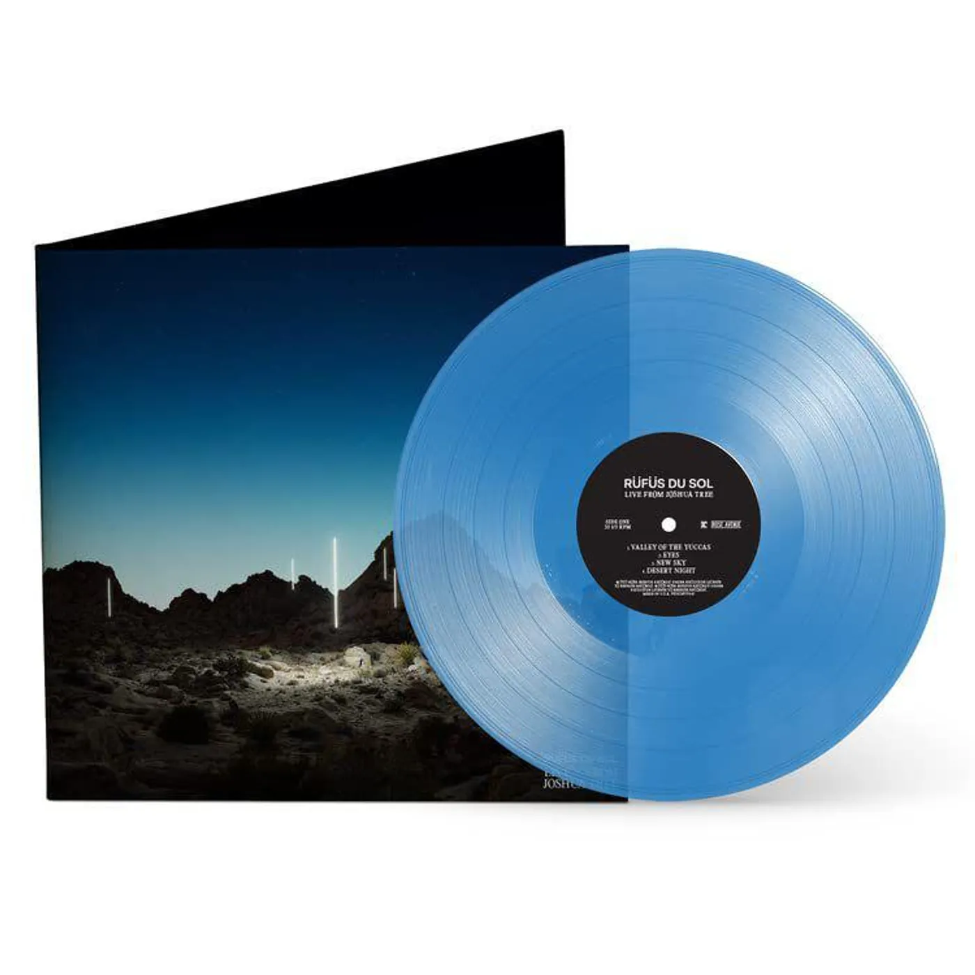 RÜFÜS DU SOL Live From Joshua Tree (Transparent Light Blue) Vinyl Record