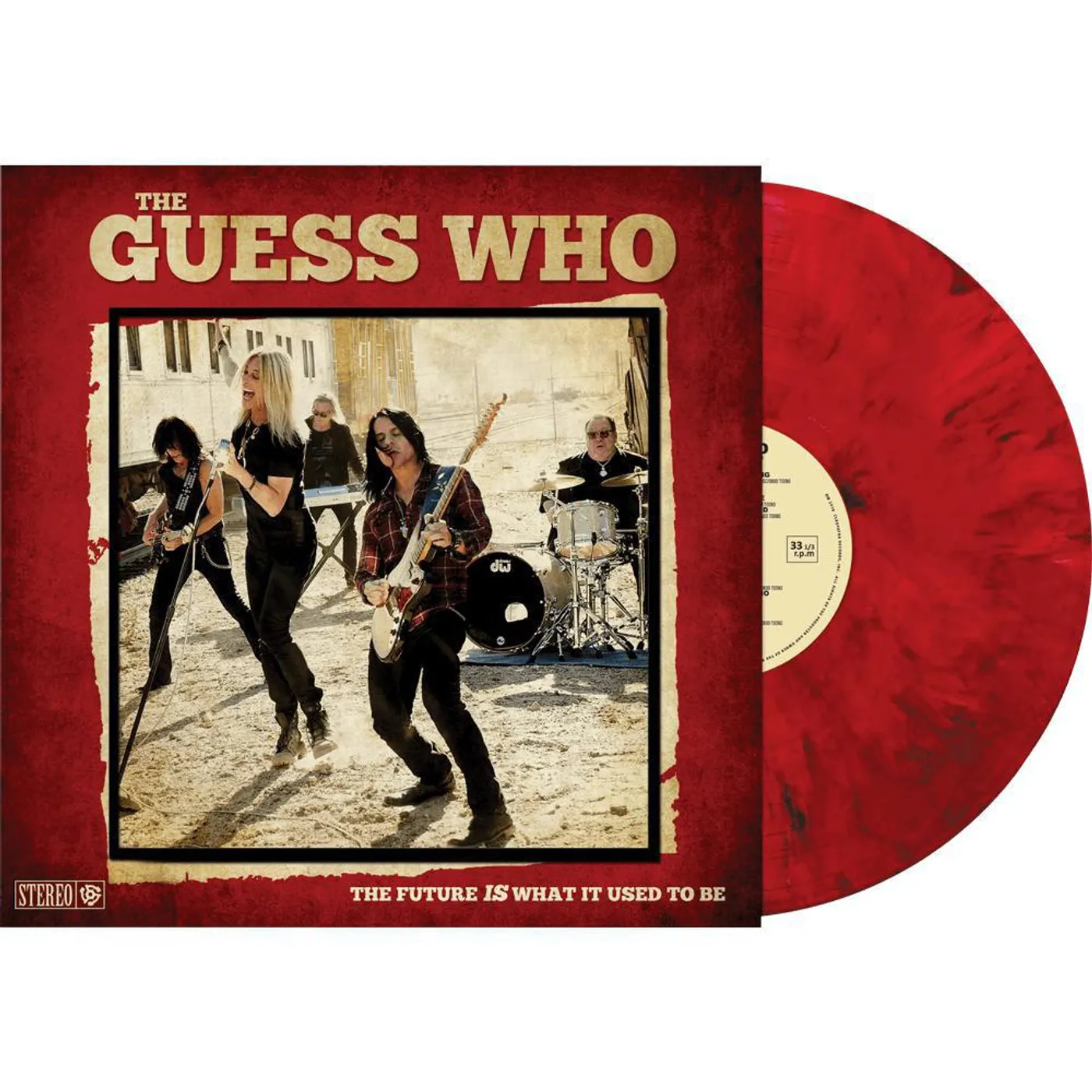 The Guess Who Future Is What It Used To Be (Red Marble) Vinyl Record)