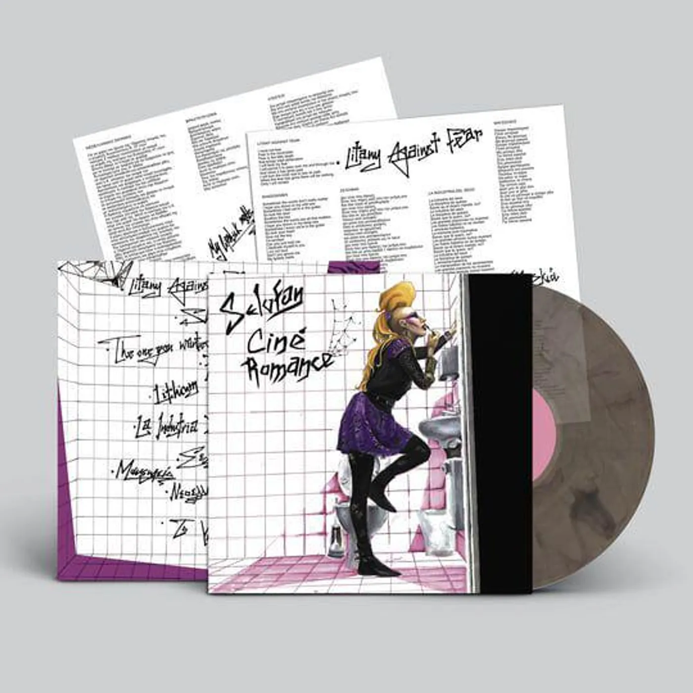 Selofan Cine Romance (White Clear With Black Vinyl Record)