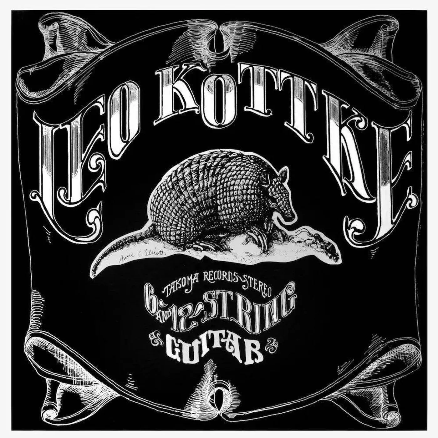 Leo Kottke 6 & 12 String Guitar Vinyl Record