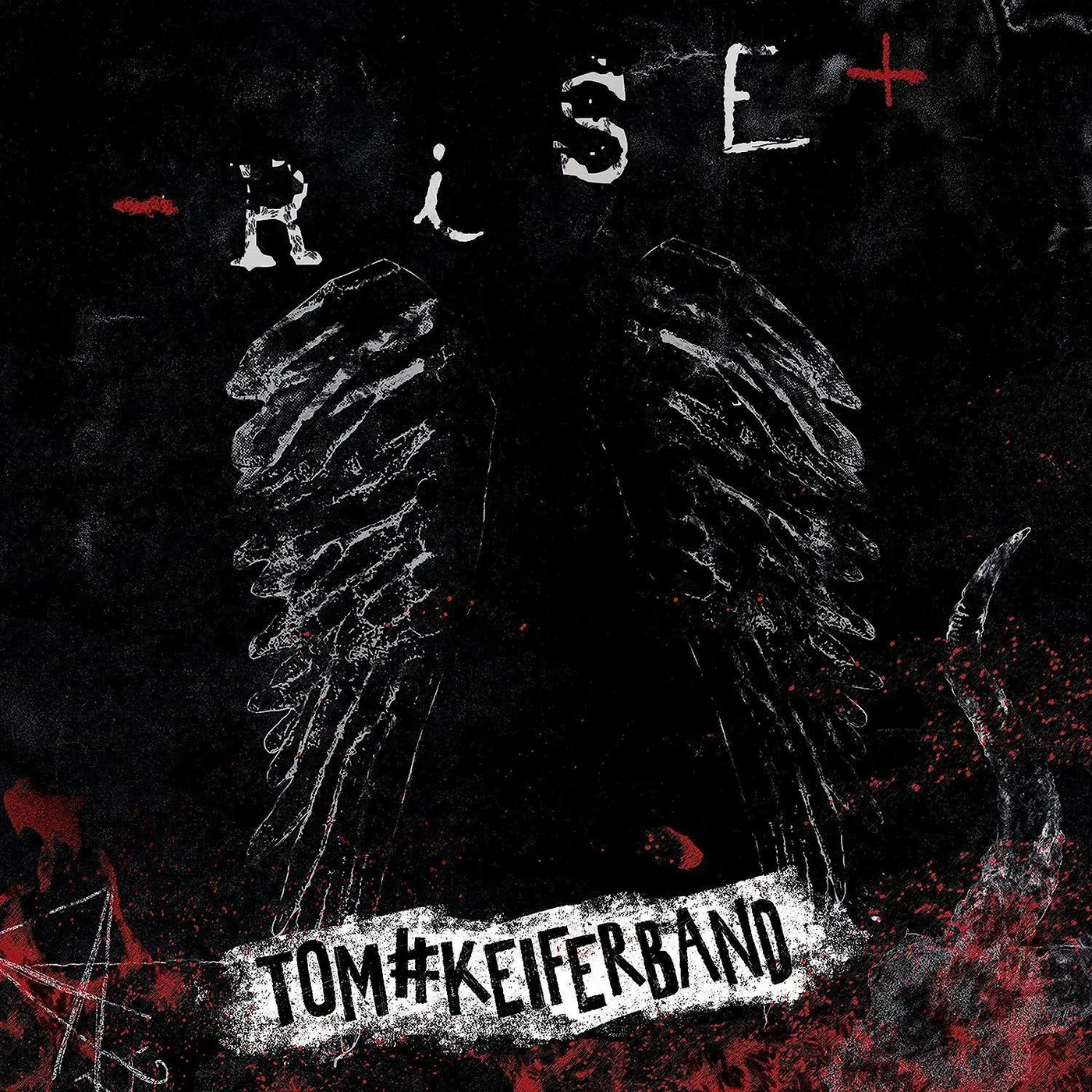 Tom Keifer Rise (Silver/Red Splatter) Vinyl Record