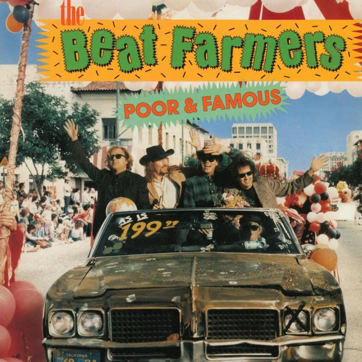 The Beat Farmers Poor & Famous Vinyl Record