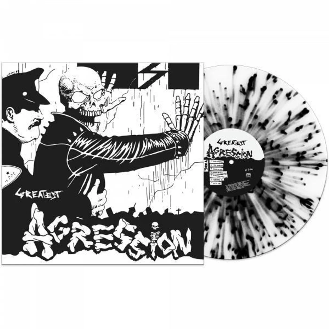Agression Greatest (Black/white Splatter Vinyl Record)