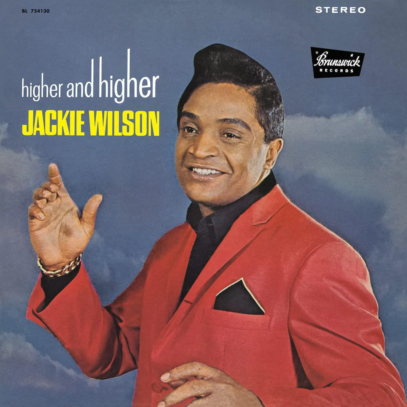 Jackie Wilson Higher & Higher (Blue Vinyl Record)