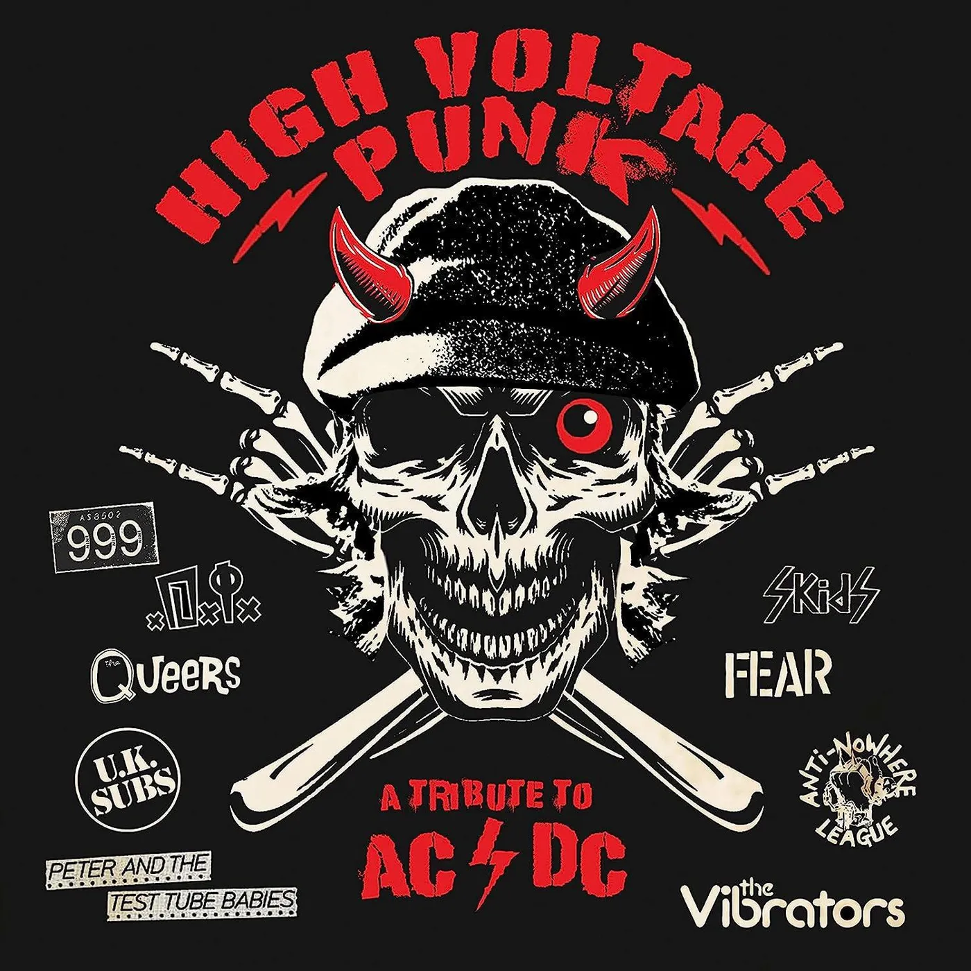 Various Artists  Punk Tribute To AC/DC (Splatter) Vinyl Record