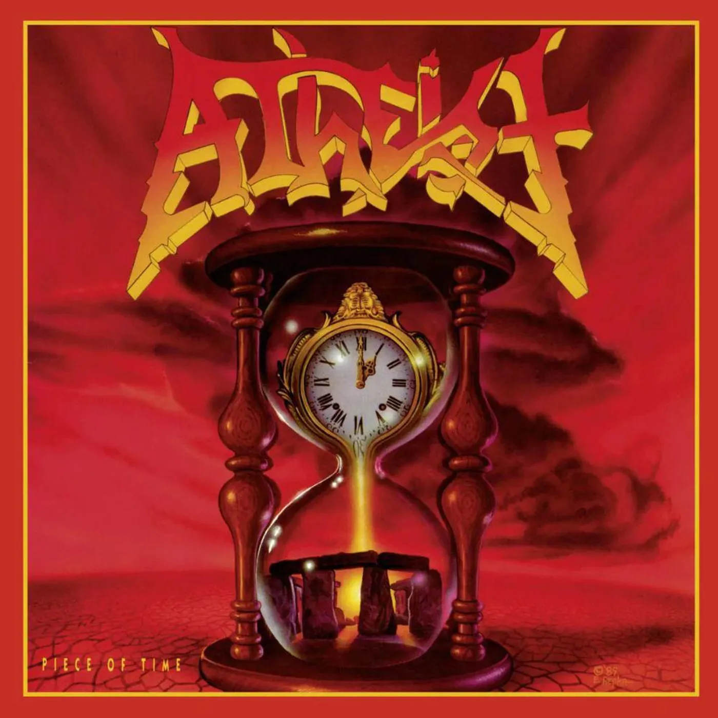 Atheist Piece Of Time (Splatter) Vinyl Record
