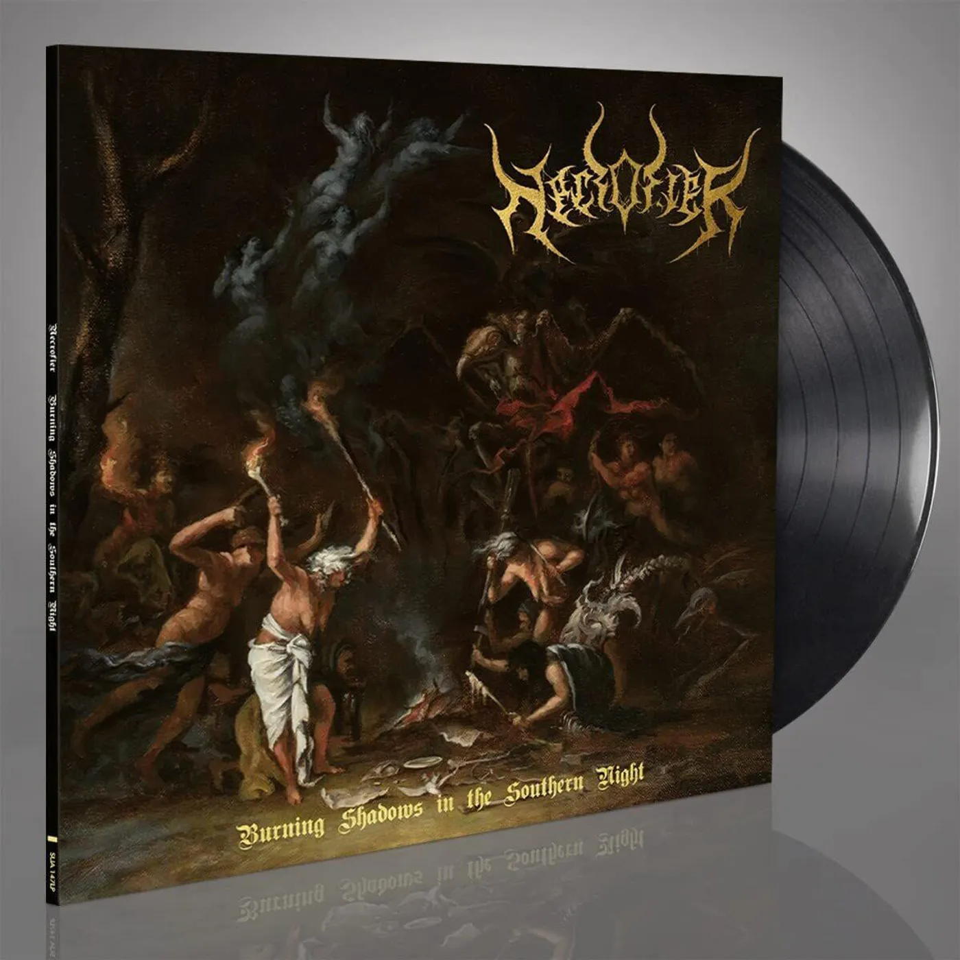 Necrofier Burning Shadows In The Southern Night (2lp) Vinyl Record