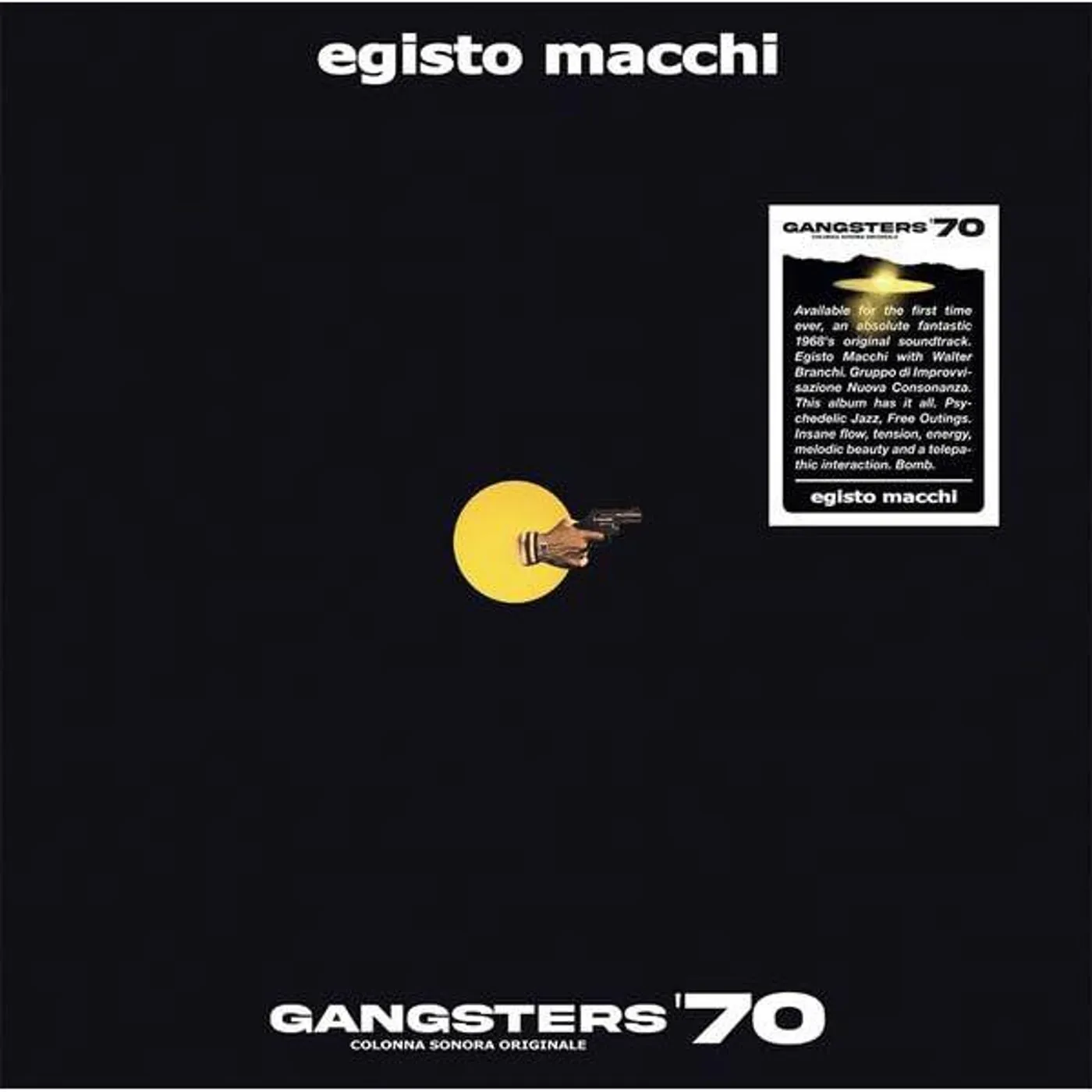 Egisto Macchi Gangsters '70 Vinyl Record