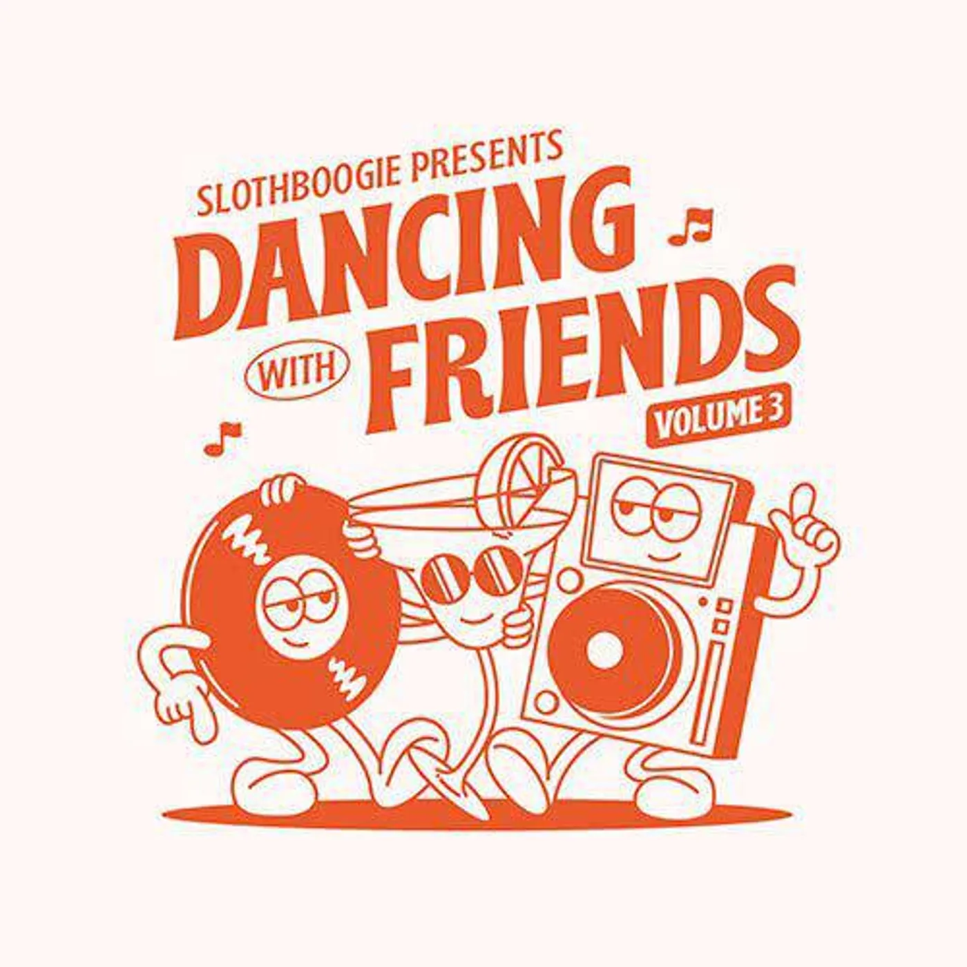 Various Artists  Dancing With Friends: Volume 3 (2lp/Orange) Vinyl Record