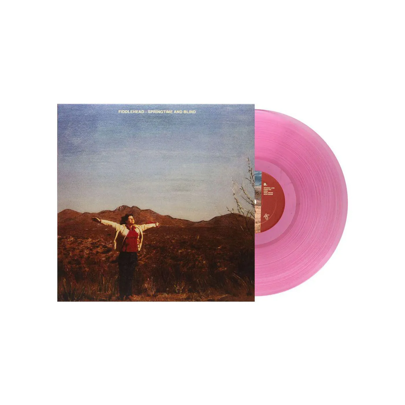 Fiddlehead Springtime & Blind (Clear Pink Vinyl Record)