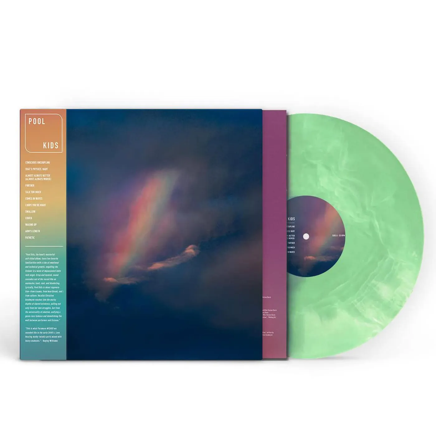  Pool Kids S/T (Green/Bone Galaxy) Vinyl Record