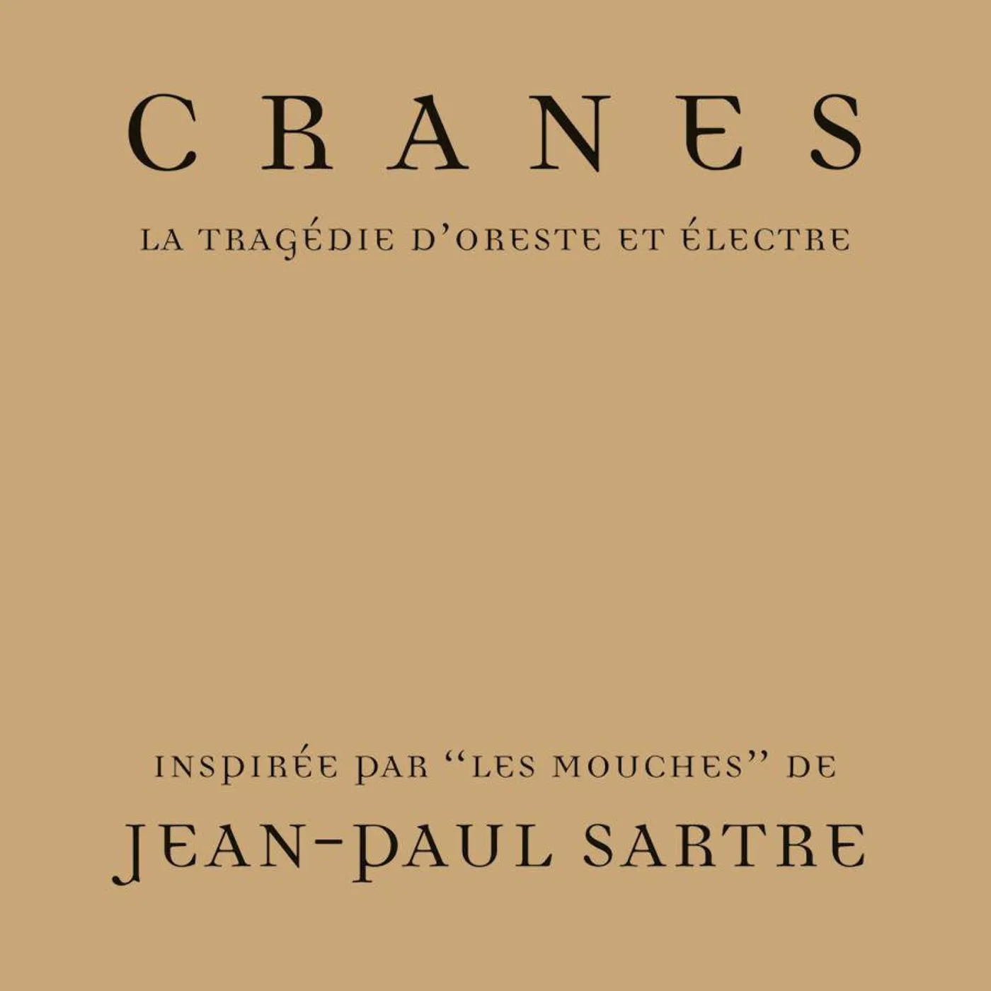 Cranes La Tragedie D'oreste Et Electre (180g/Crystal Clear) Vinyl Record