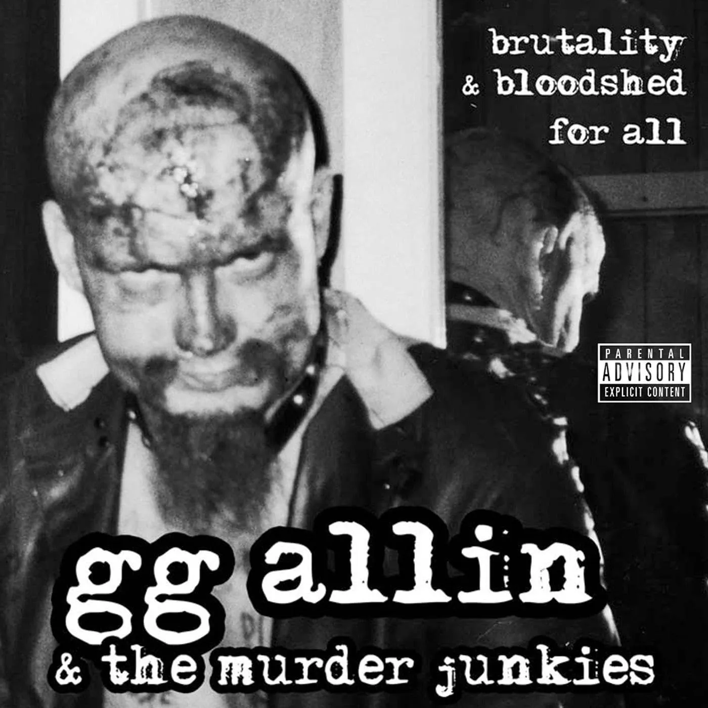 GG Allin & the Murder Junkies Brutality & Bloodshed Or All (Clear Orange) Vinyl Record