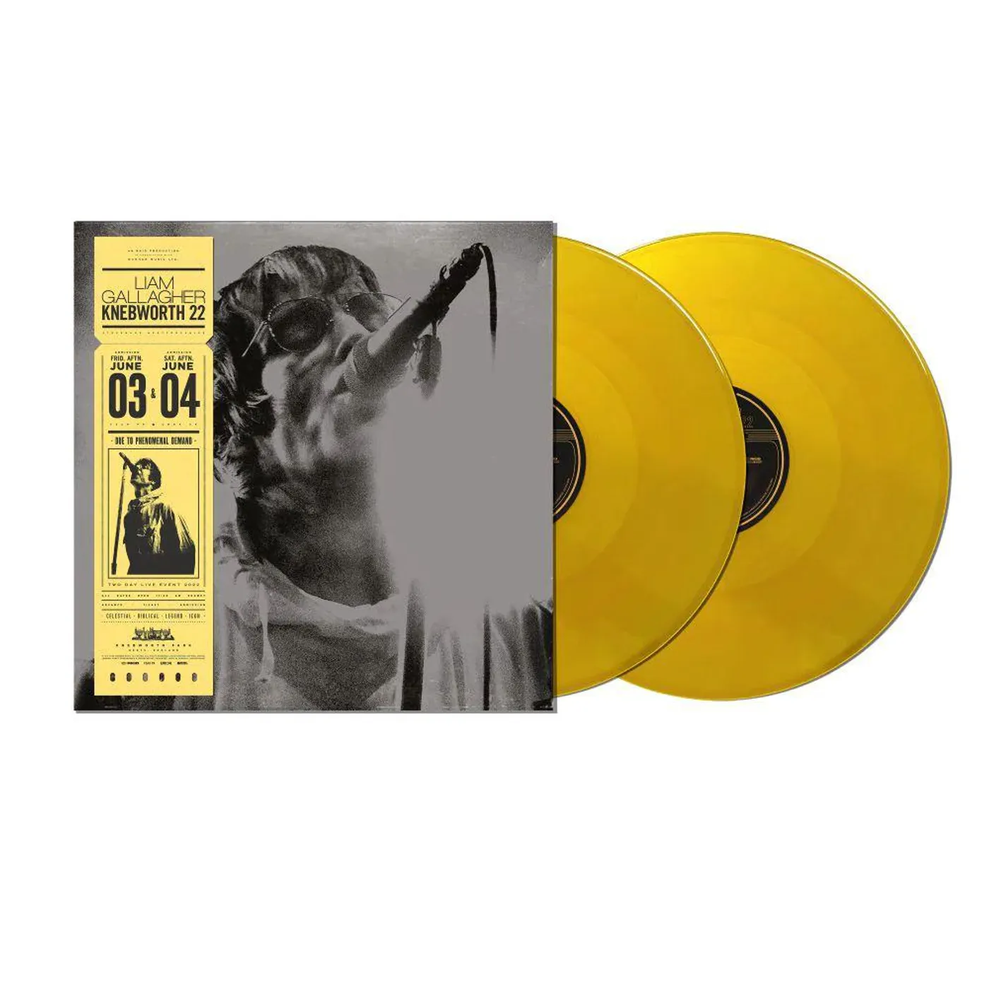 Liam Gallagher Live At Knebworth '22 (2lp/sun Yellow Vinyl Record) (I)