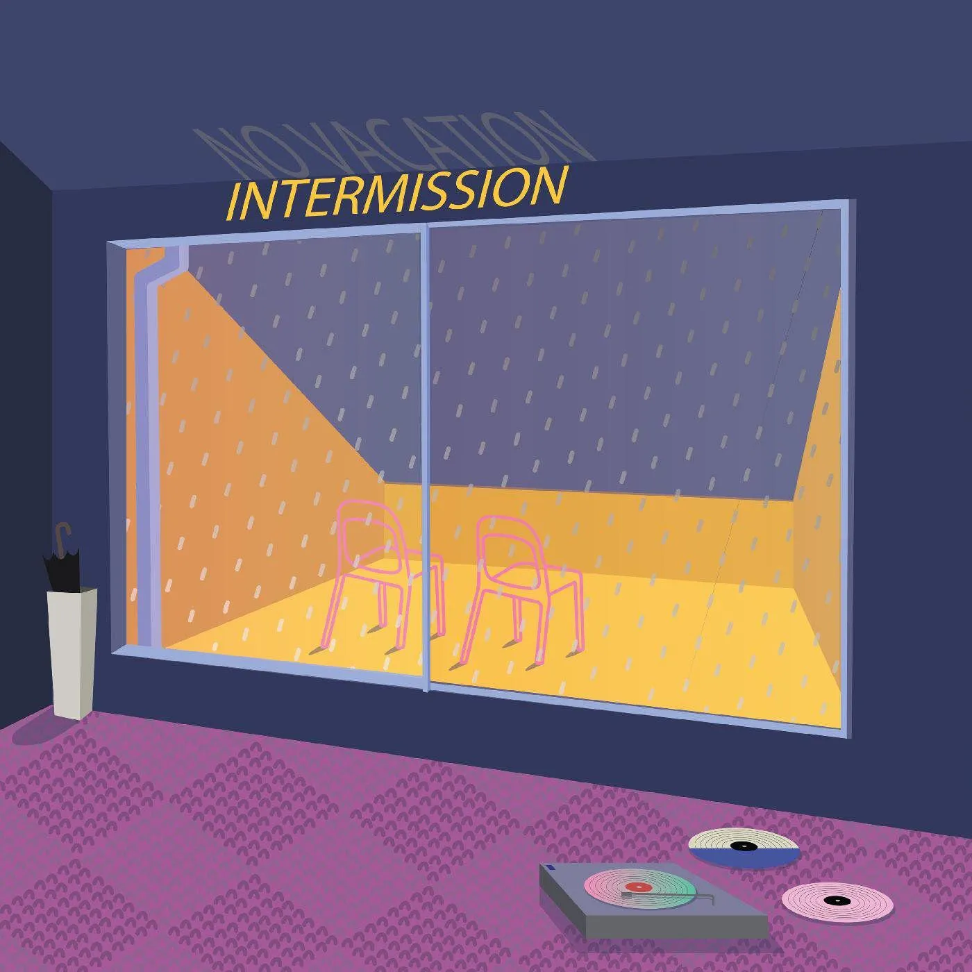 No Vacation Intermission (Pink/Yellow) Vinyl Record