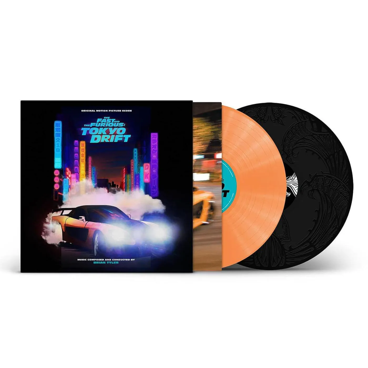 Brian Tyler Fast & The Furious: Tokyo Drift (Original Score/2LP/Orange & Black) Vinyl Record