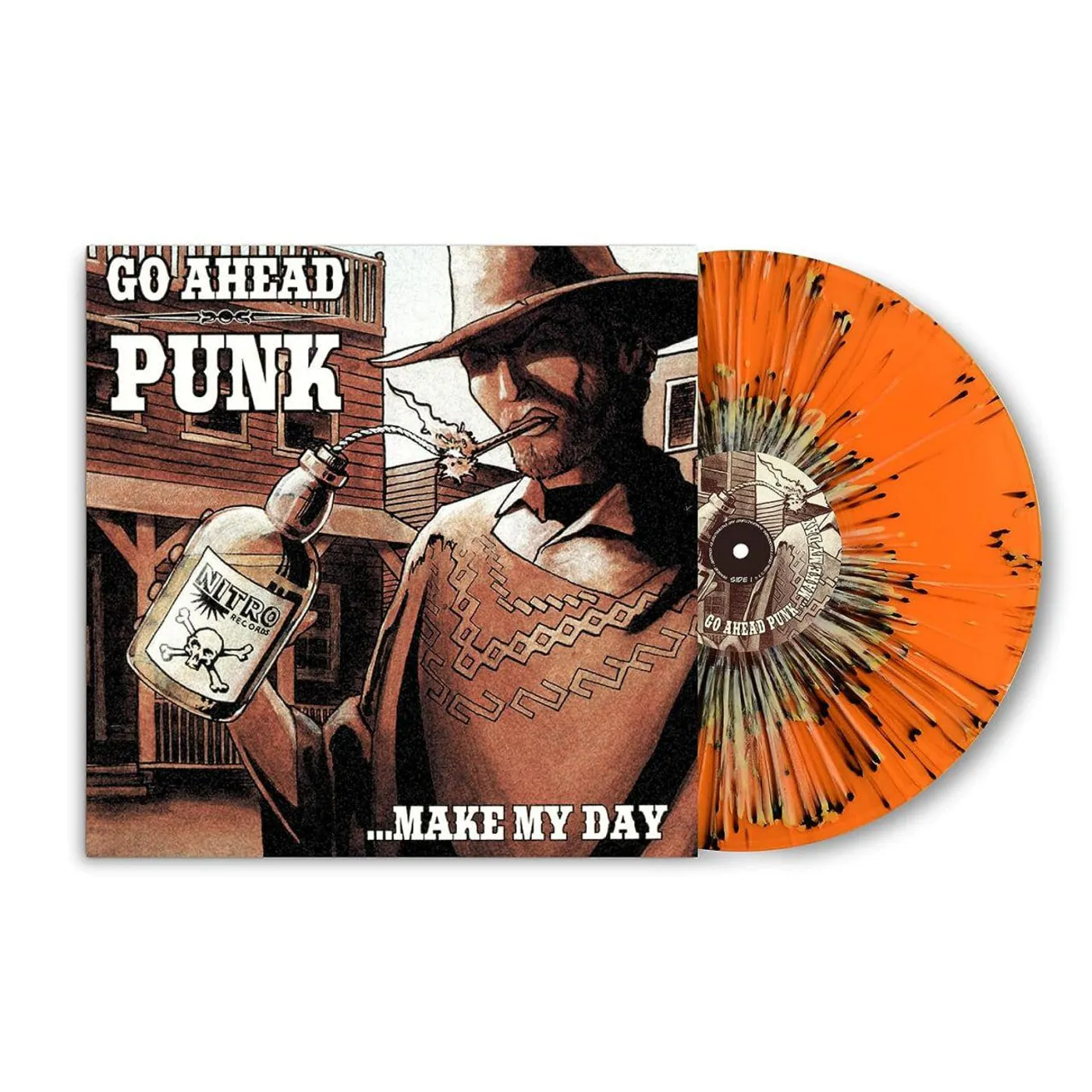Various Artists  Go Ahead Punk...Make My Day (Orange Splatter) Vinyl Record