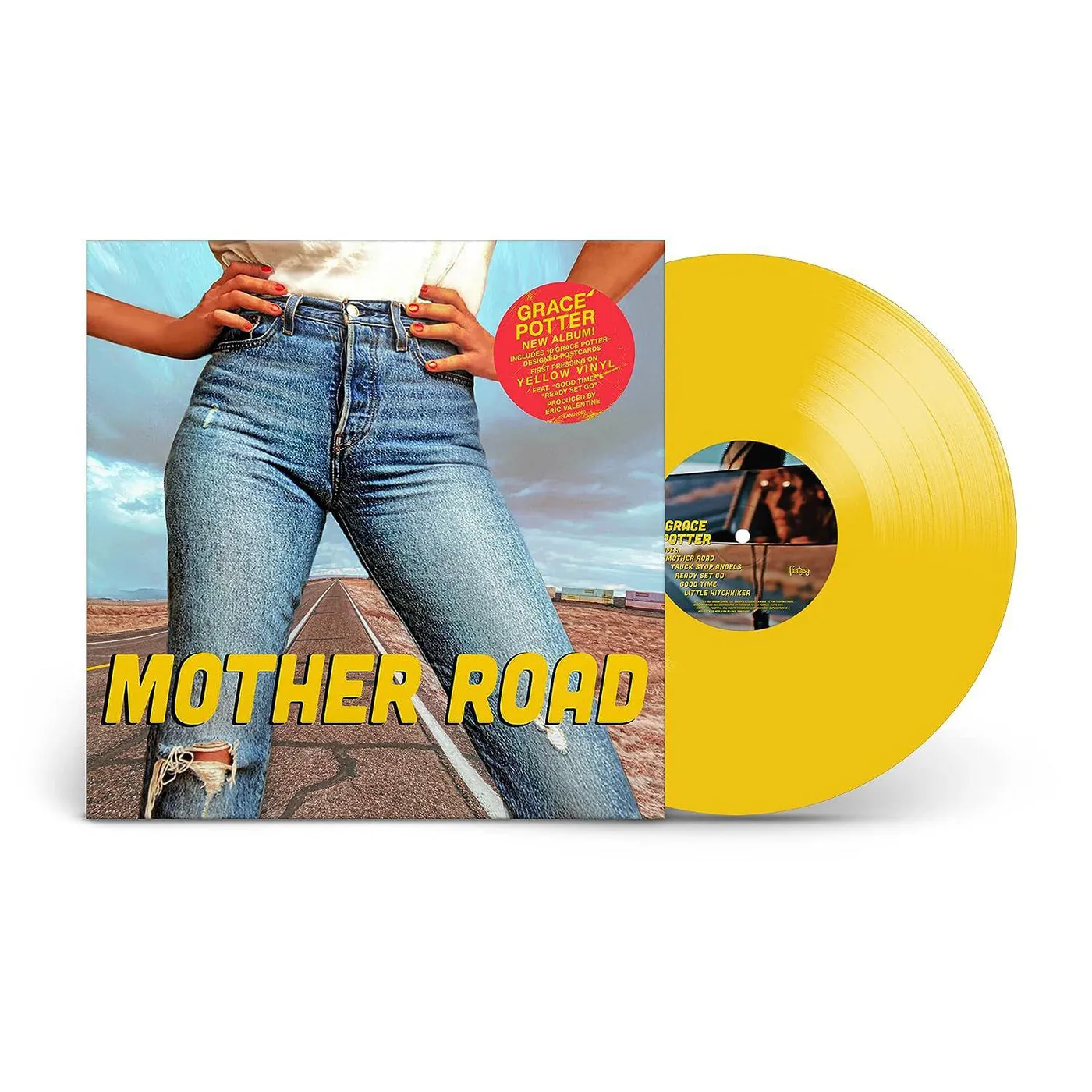 Grace Potter Mother Road (Yellow) Vinyl Record
