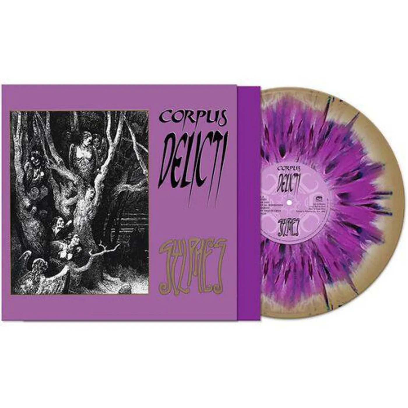 Corpus Delicti Sylphes (Purple/Gold/White Haze Splatter) Vinyl Record