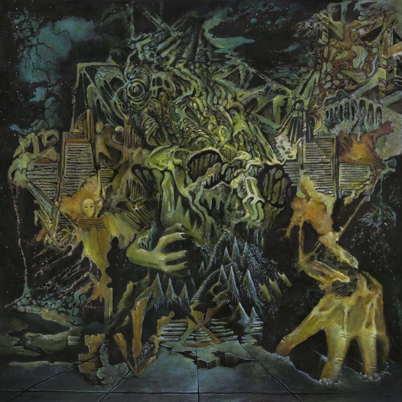 King Gizzard & The Lizard Wizard Murder Of The Universe (Cosmic Carnage 2LP/Translucent Red w/ Black Splatter/Side-D Etching) Vinyl Record