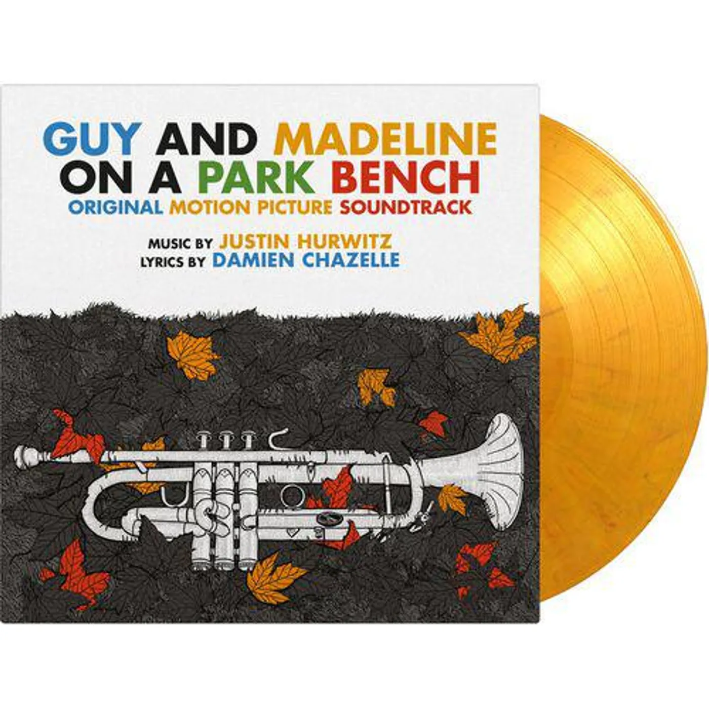 Justin Hurwitz Guy & Madeline On A Park Bench Original Soundtrack (Orange & Black Marbled Vinyl/180G) Vinyl Record