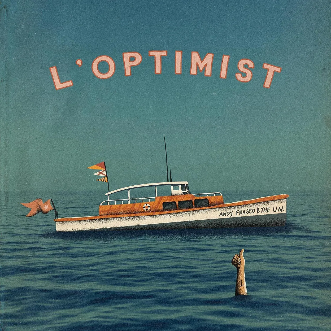 Andy Frasco & The U.N.  L'optimist (Electric Denim Vinyl) Vinyl Record