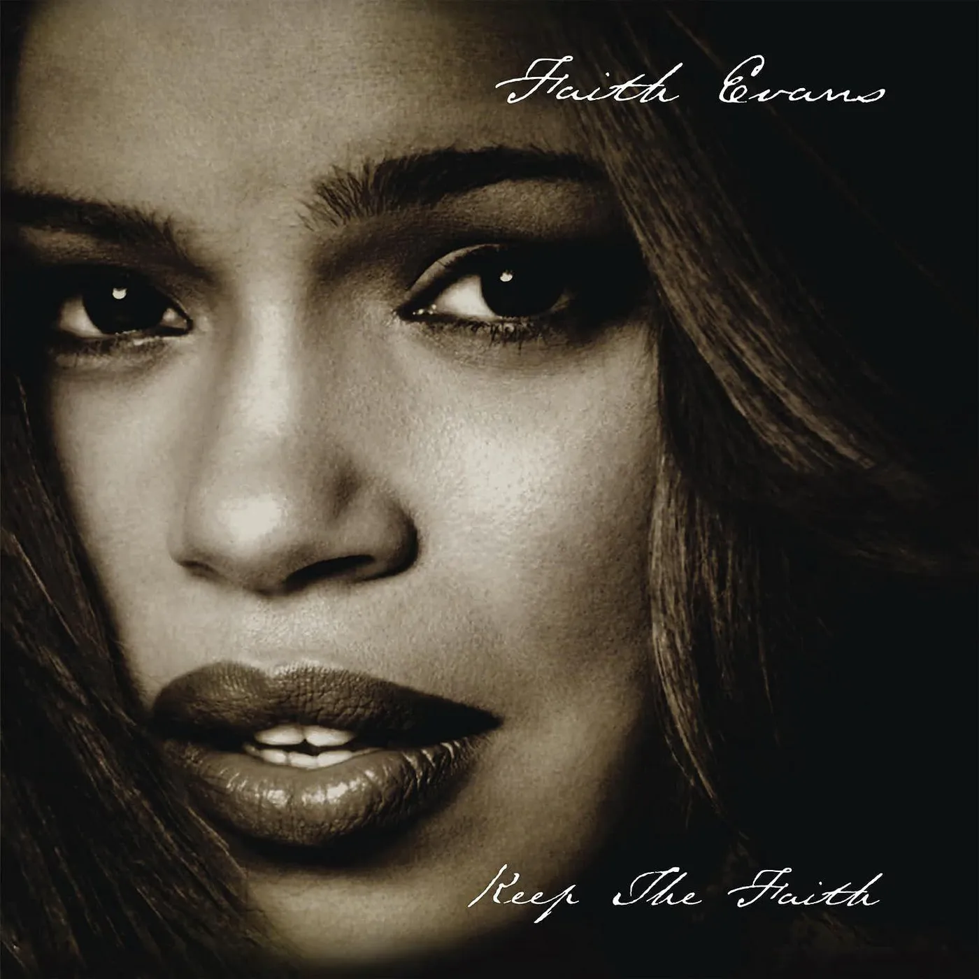 Faith Evans Keep The Faith (25Th Anniversay/2LP/Black & Black Split) Vinyl Record