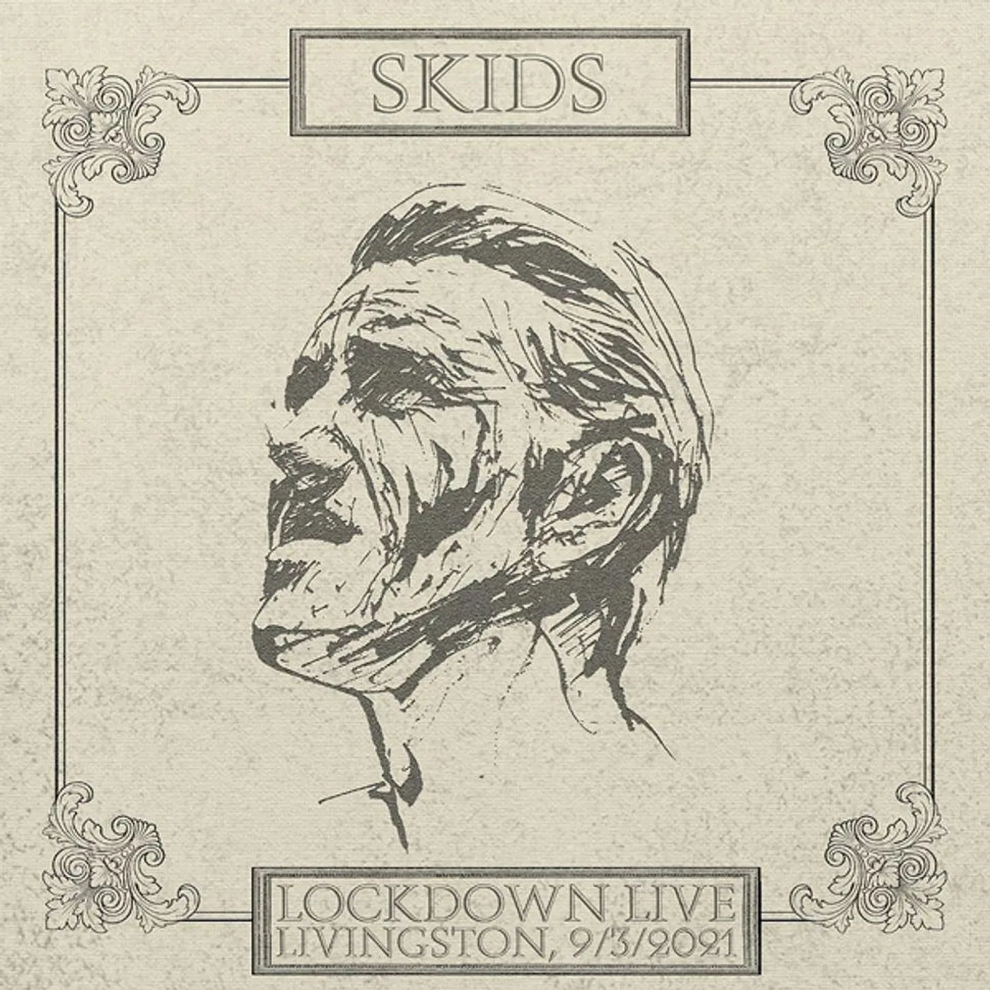 Skids Lockdown Live 2021 - Livingston (White) Vinyl Record