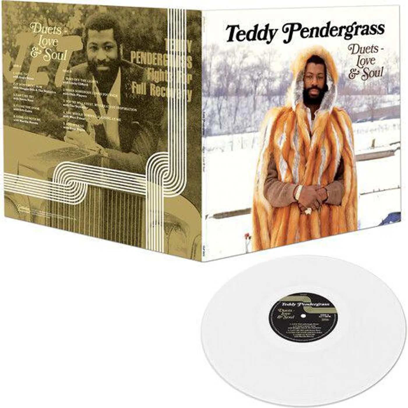 Teddy Pendergrass Duets - Love & Soul (White) Vinyl Record