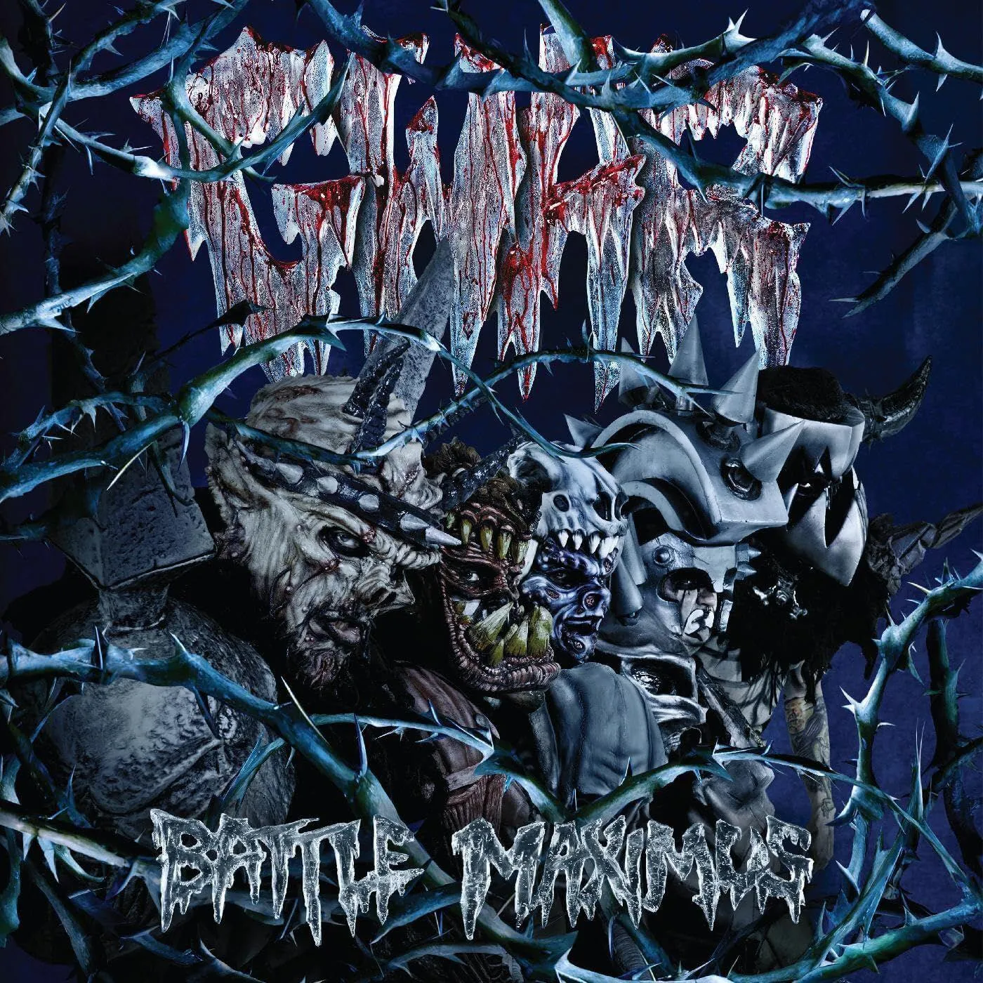 Gwar Battle Maximus (10th Anniversary Edition) (Crystal Blue With Dark Blue Swirl Vinyl/2lp) Vinyl Record
