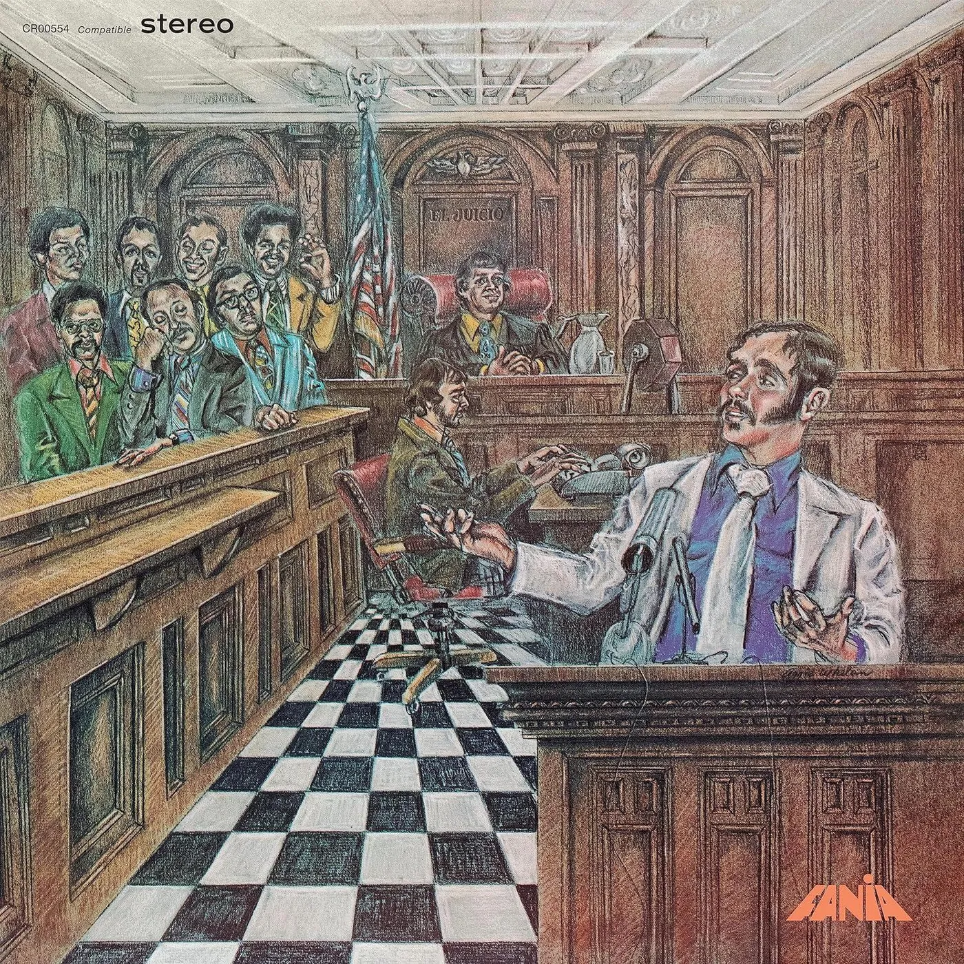Willie Colón El Juicio (50th Anniversary Edition) (Brown/Black Splatter) Vinyl Record