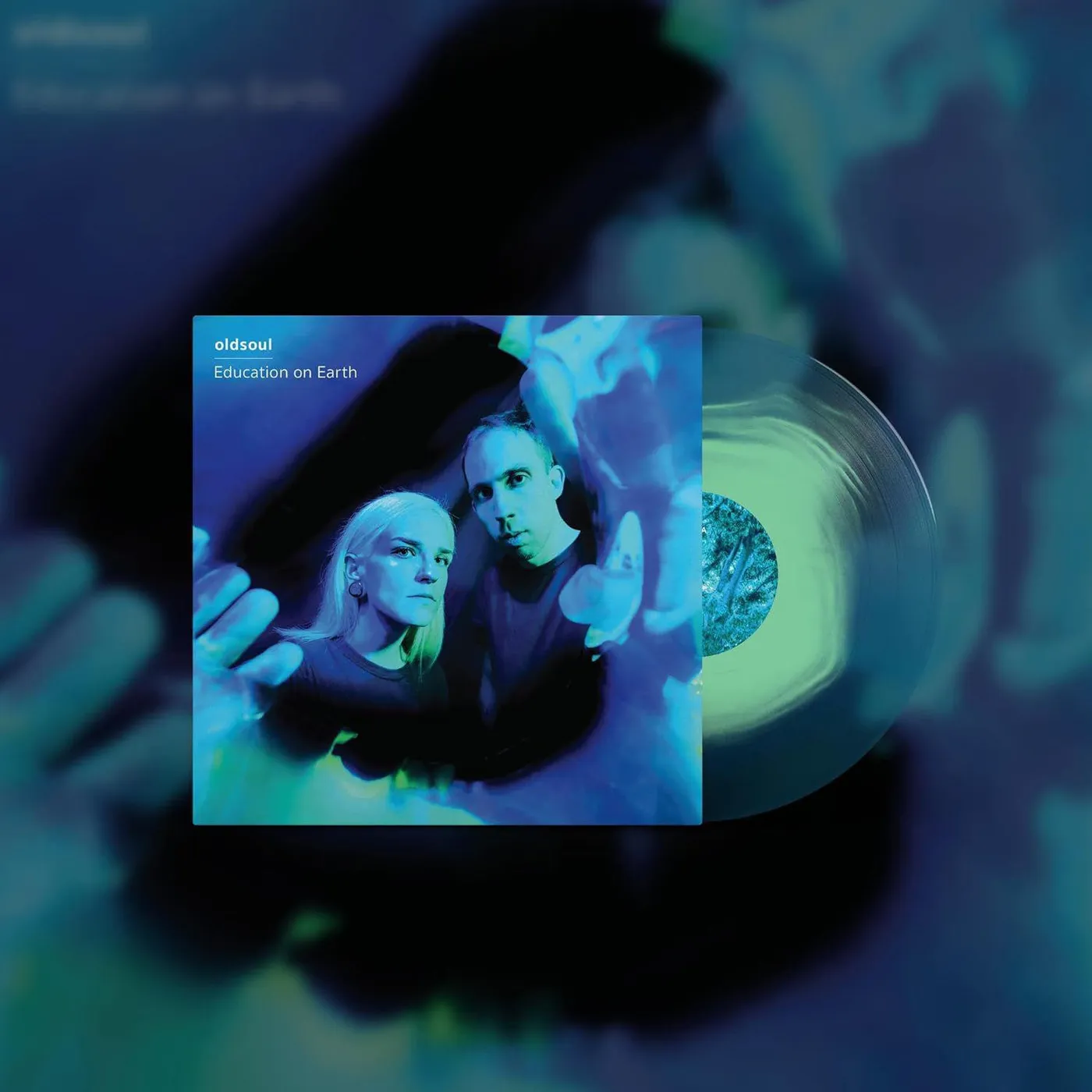 Oldsoul Education On Earth (Green In Clear Blue) Vinyl Record