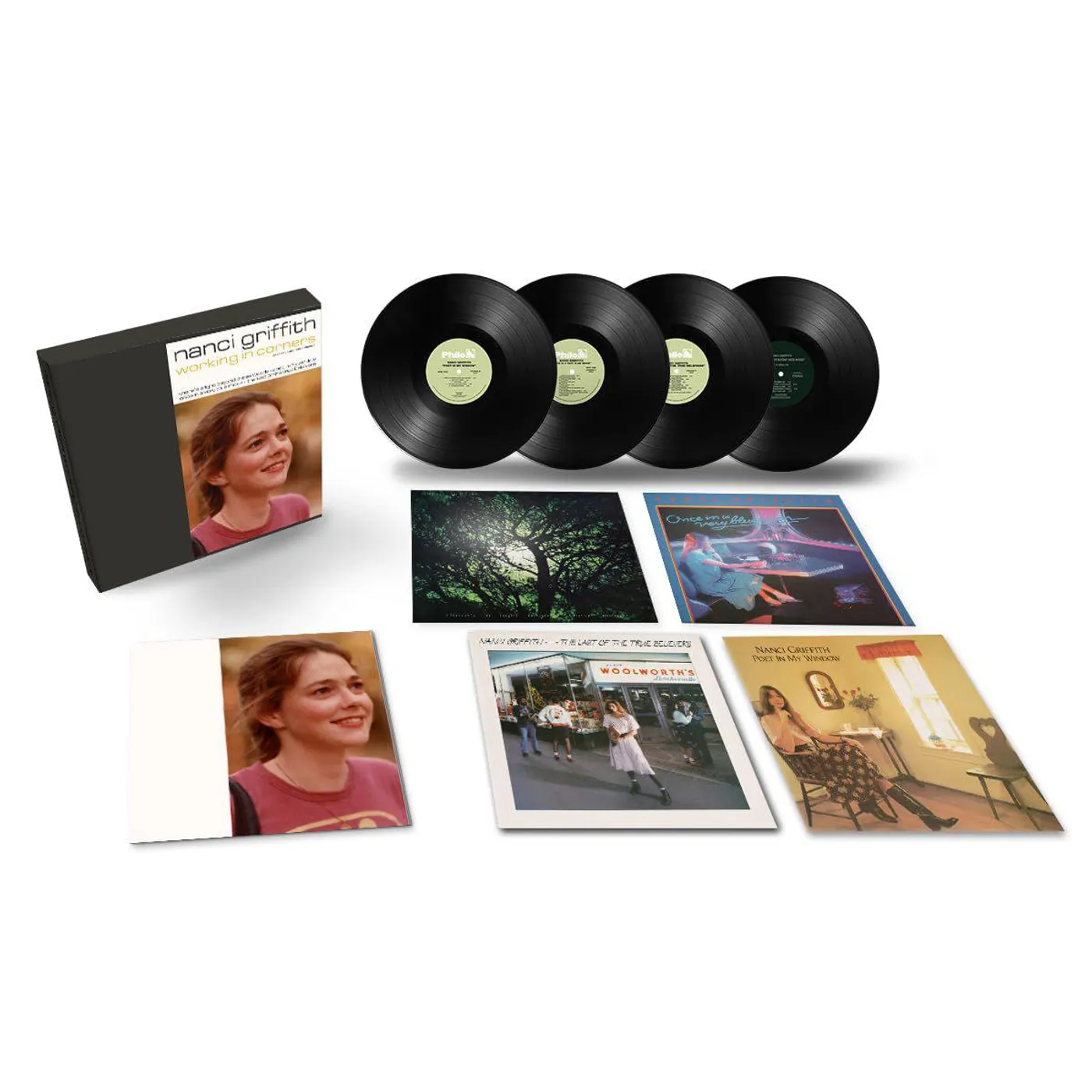 Nanci Griffith Working In Corners (4LP) Vinyl Record