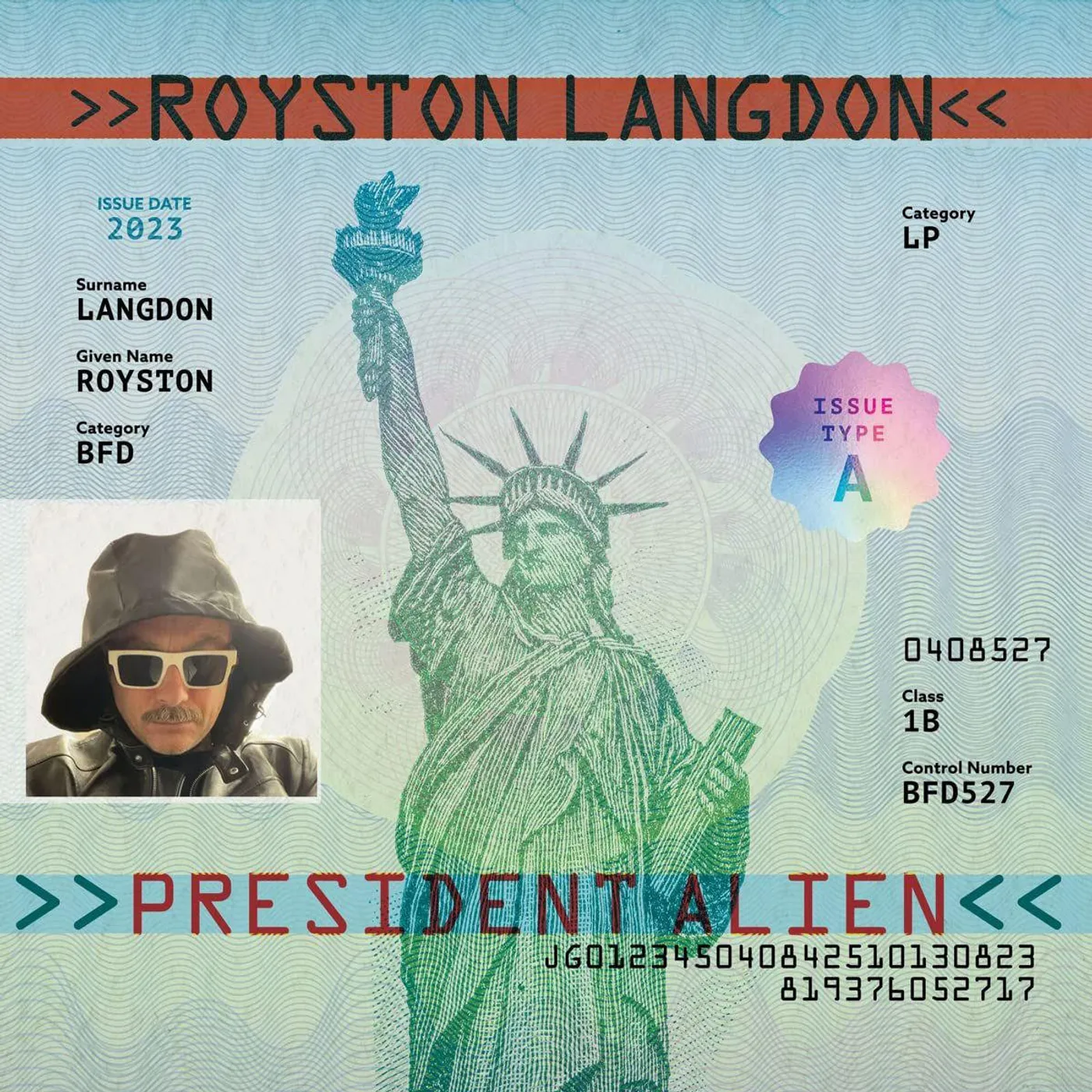 Royston Langdon President Alien Vinyl Record