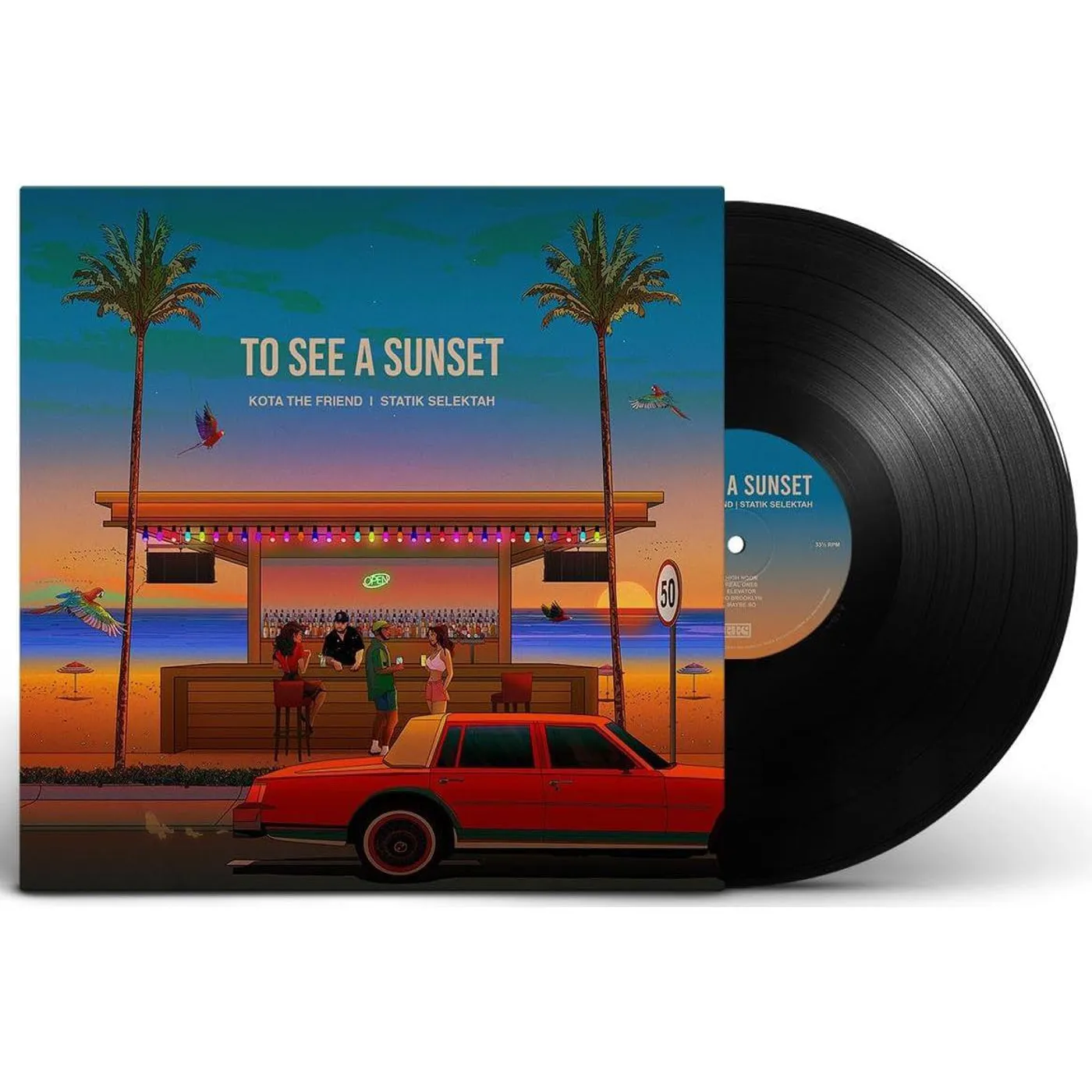 Kota the Friend & Statik Selektah TO SEE A SUNSET Vinyl Record
