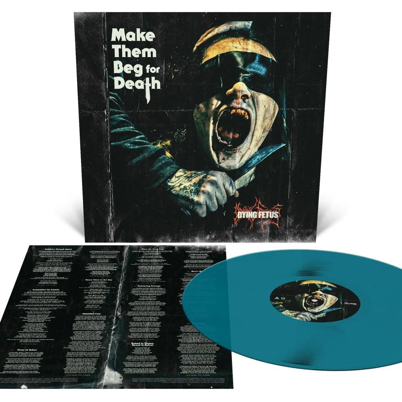 Dying Fetus Make Them Beg For Death (Sea Blue) Vinyl Record
