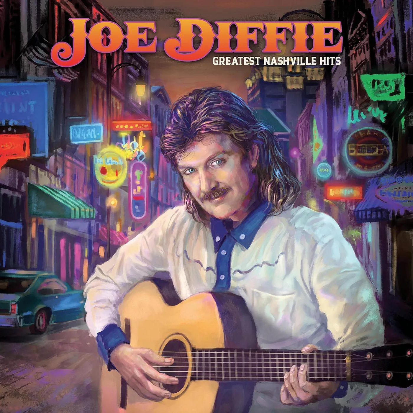 Joe Diffie Greatest Nashville Hits (Purple Vinyl Record)